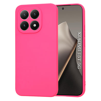 Hülle für Xiaomi 15T, Techsuit, SoftFlex, Dunkelrosa