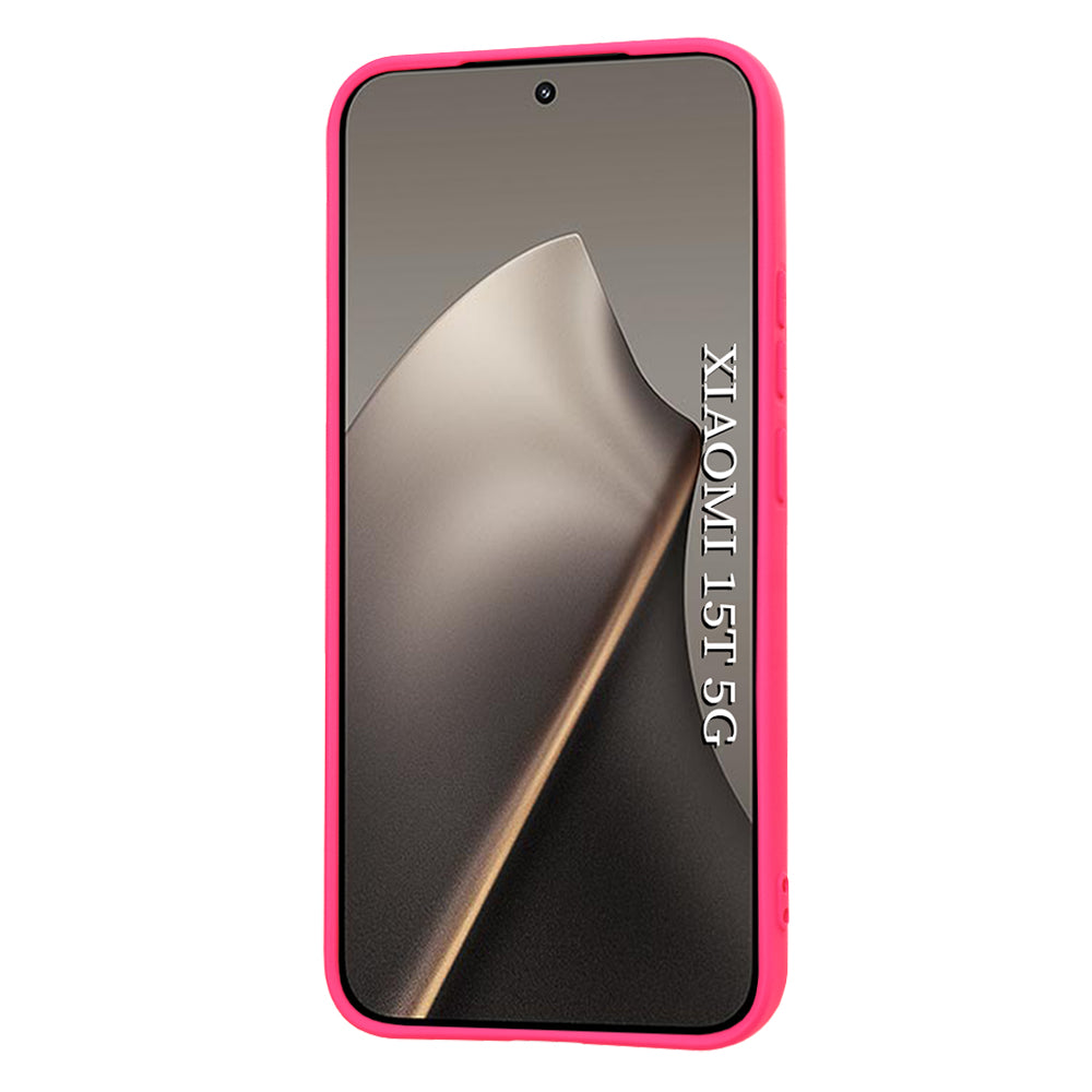 Hülle für Xiaomi 15T, Techsuit, SoftFlex, Dunkelrosa