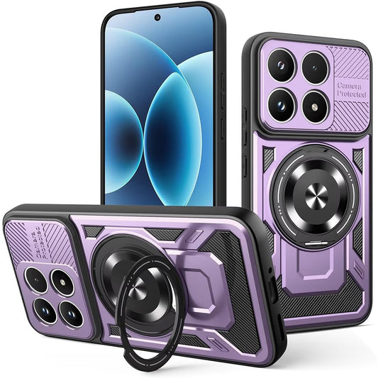 Case for Xiaomi 17, Techsuit, RuggedCam, Purple