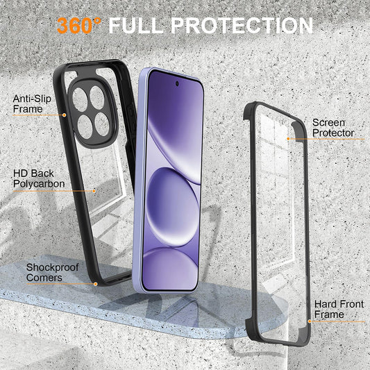 Hülle für Xiaomi 17T Pro, Techsuit, ColorVerse 360, Schwarz