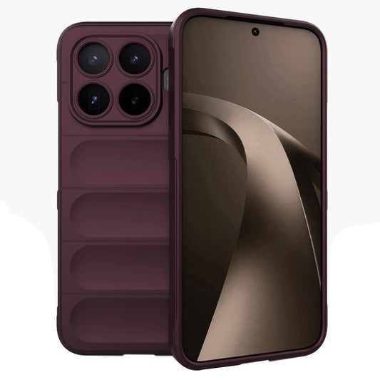 Hülle für Xiaomi 17T Pro, Techsuit, Magic Shield, Weinrot