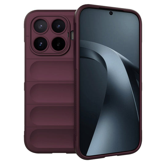 Hülle für Xiaomi 17T, Techsuit, Magic Shield, Weinrot