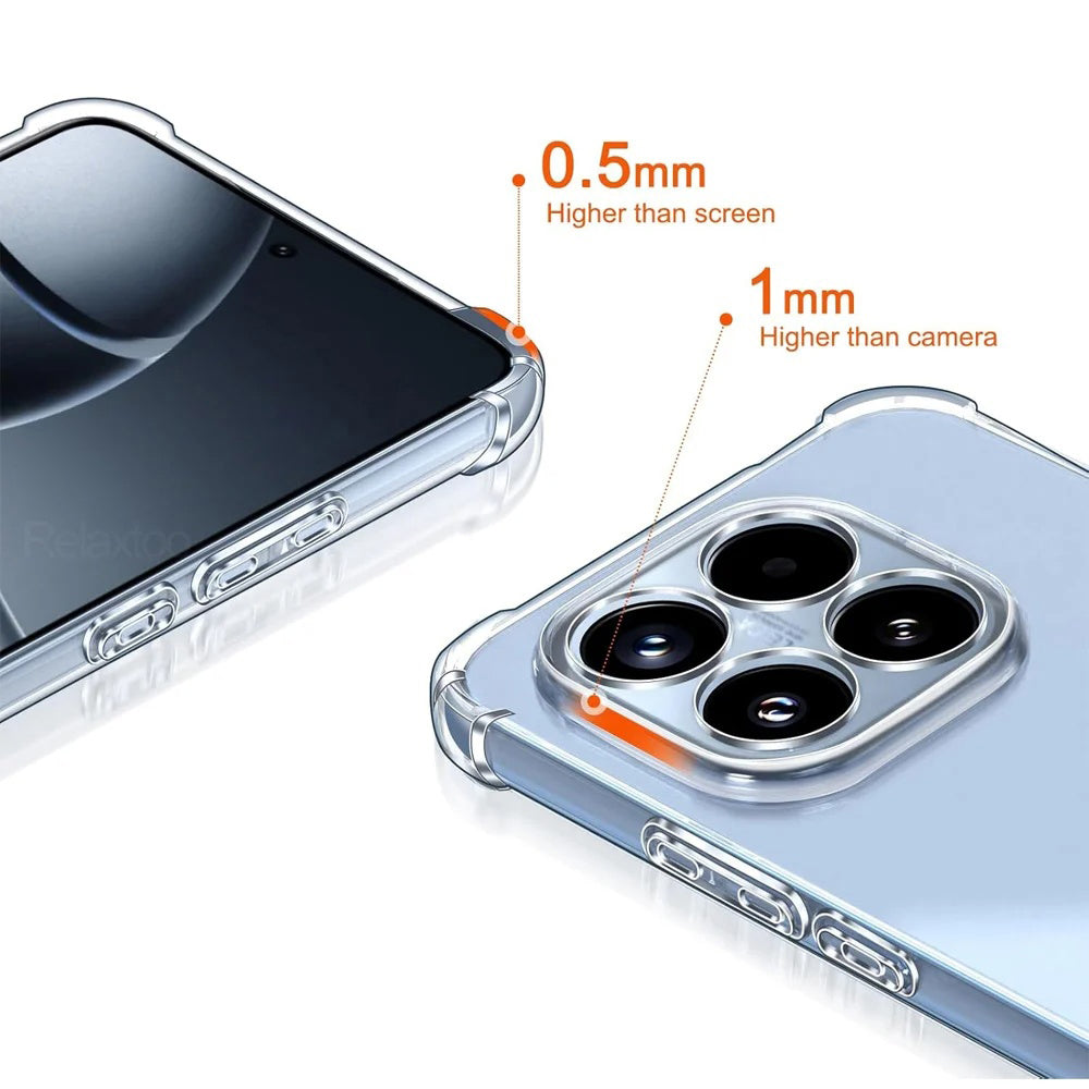 Hülle für Xiaomi 17T, Techsuit, stoßfest klar, transparent
