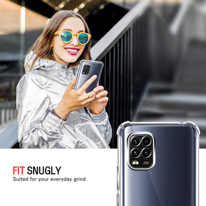 Hülle für Xiaomi Mi 10 Lite 5G, Techsuit, stoßfest klar, transparent