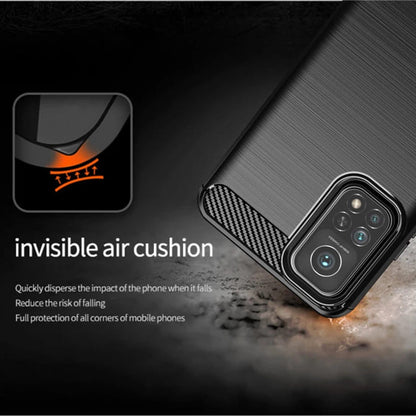 Hülle für Xiaomi Mi 10T 5G / 10T Pro 5G, Techsuit, Carbon, Schwarz