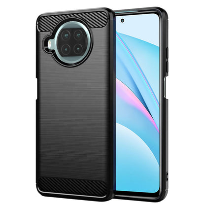 Hülle für Xiaomi Mi 10T Lite 5G, Techsuit, Carbon, Schwarz