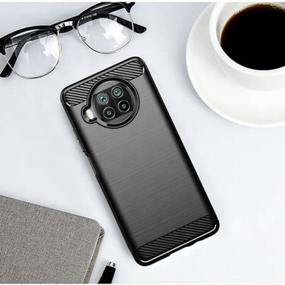 Hülle für Xiaomi Mi 10T Lite 5G, Techsuit, Carbon, Schwarz