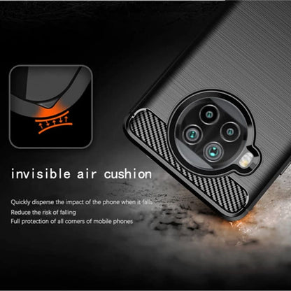 Hülle für Xiaomi Mi 10T Lite 5G, Techsuit, Carbon, Schwarz