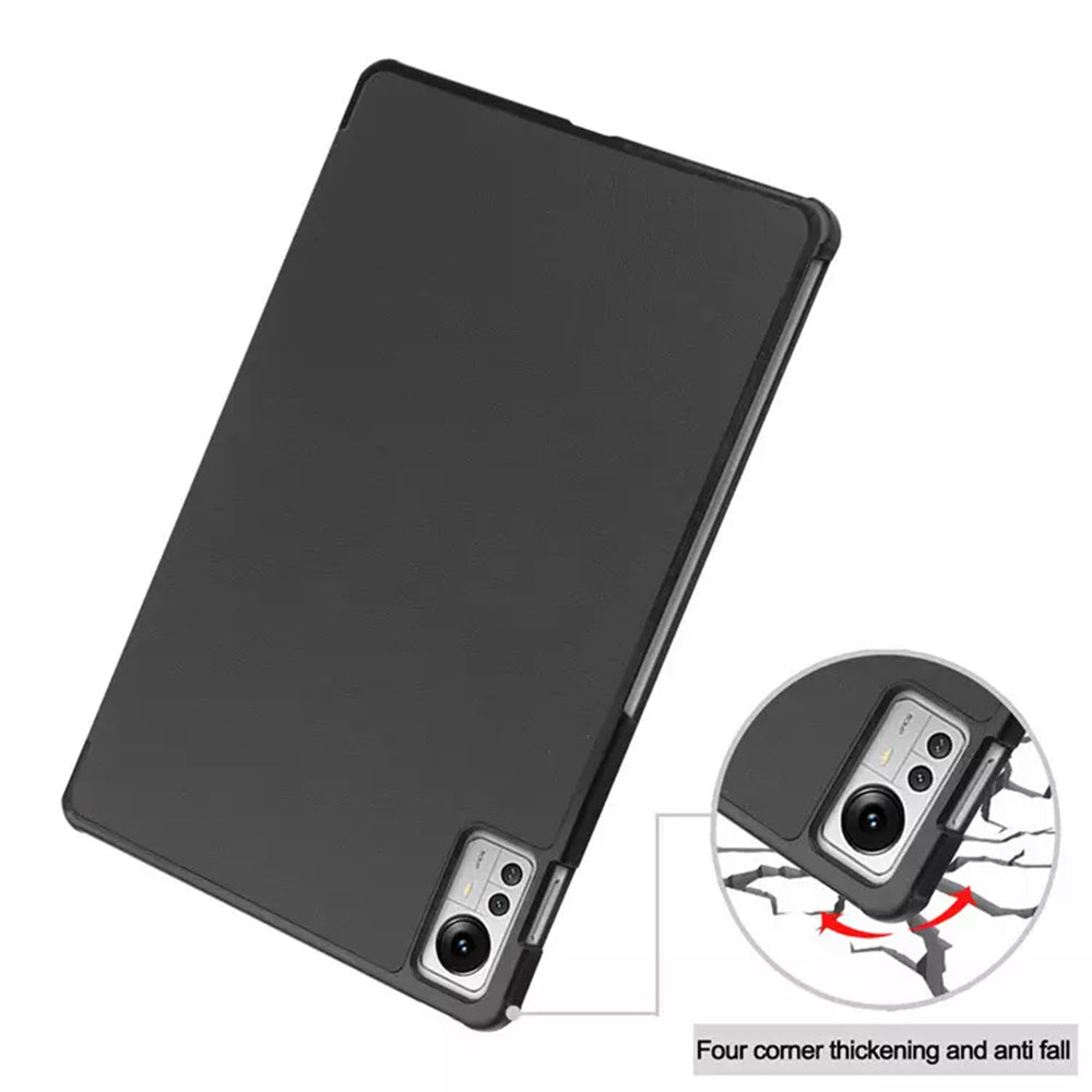 Hülle für Xiaomi Pad 5 Pro 12,4, Techsuit, FoldPro, Schwarz