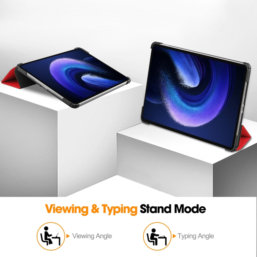 Hülle für Xiaomi Pad 6 / 6 Pro, Techsuit, FoldPro, Rot