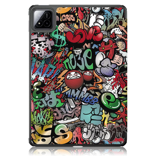 Hülle für Xiaomi Pad 7 / 7 Pro, Techsuit, FoldPro Urban Vibe, Mehrfarbig