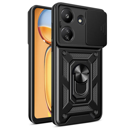 Case for Xiaomi Poco C65 / Redmi 13C, Techsuit, CamShield, Black