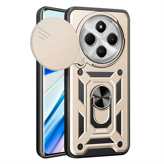Case for Xiaomi Poco C75 / Redmi 14C, Techsuit, CamShield, Gold