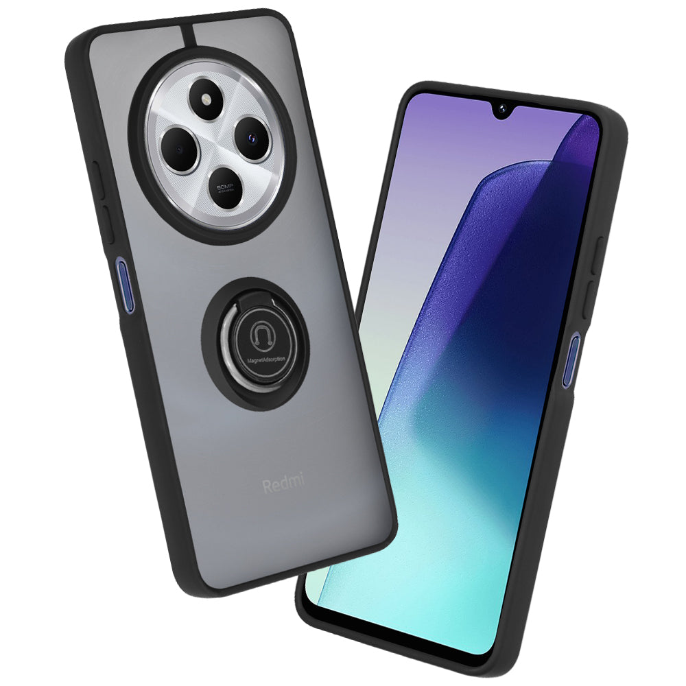 Hülle für Xiaomi Poco C75 / Redmi 14C, Techsuit, Glinth, Schwarz