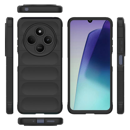 Hülle für Xiaomi Poco C75 / Redmi 14C, Techsuit, Magic Shield, Weinrot
