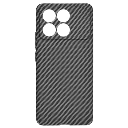 Hülle für Xiaomi Poco F6 Pro, Techsuit, Carbonite FiberShell, Schwarz