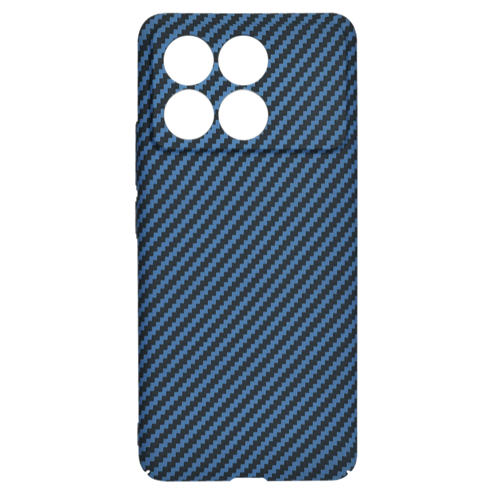 Hülle für Xiaomi Poco F6 Pro, Techsuit, Carbonite FiberShell, Türkis