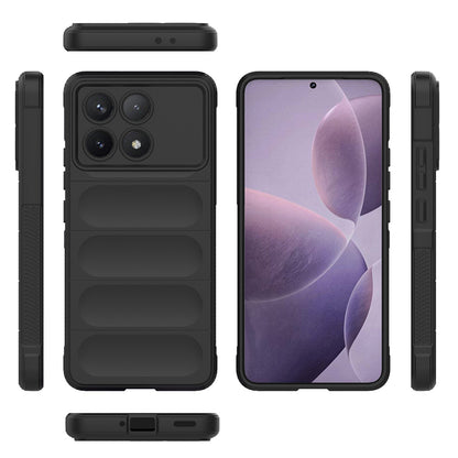 Hülle für Xiaomi Poco F6 Pro, Techsuit, Magic Shield, Rot