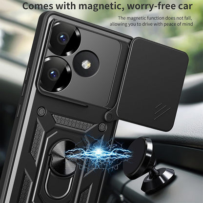 Hülle für Xiaomi Poco F6, Techsuit, CamShield, Rosa