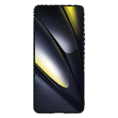 Hülle für Xiaomi Poco F6, Techsuit, Carbonite FiberShell, Schwarz Grau