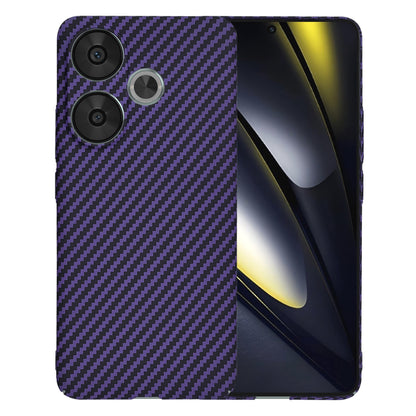 Case for Xiaomi Poco F6, Techsuit, Carbonite FiberShell, Purple