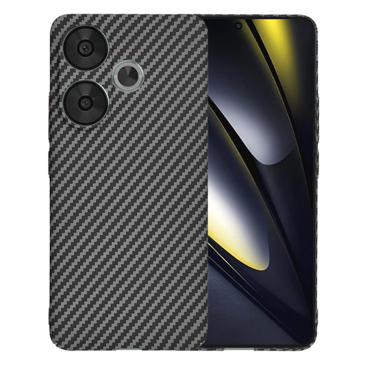 Hülle für Xiaomi Poco F6, Techsuit, Carbonite FiberShell, Schwarz