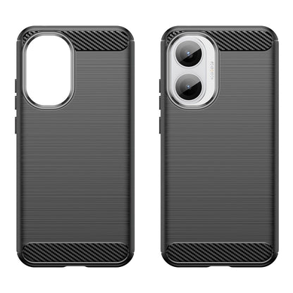 Hülle für Xiaomi Poco F7, Techsuit, Carbon, Schwarz