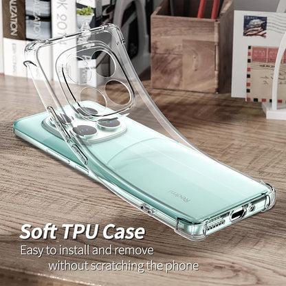 Case for Xiaomi Poco F7 Ultra, Techsuit, Shockproof Clear, Transparent