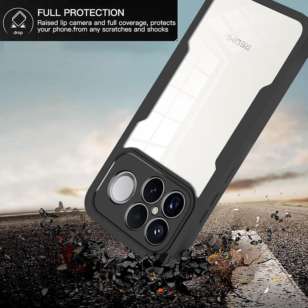 Hülle für Xiaomi Poco F8 Pro, Techsuit, ColorVerse 360, Schwarz