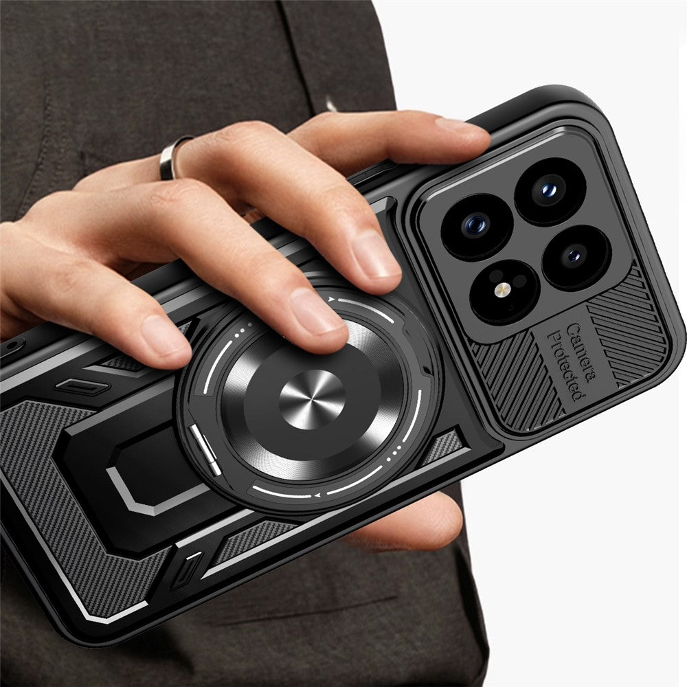 Hülle für Xiaomi Poco F8 Pro, Techsuit, RuggedCam, Schwarz