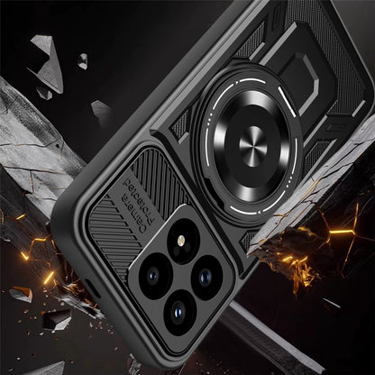 Hülle für Xiaomi Poco F8 Pro, Techsuit, RuggedCam, Schwarz