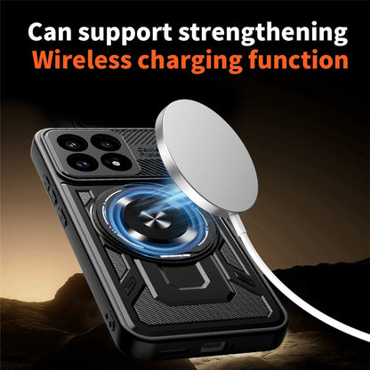 Hülle für Xiaomi Poco F8 Pro, Techsuit, RuggedCam, Schwarz