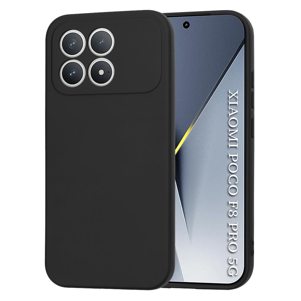 Hülle für Xiaomi Poco F8 Pro, Techsuit, SoftFlex, Schwarz