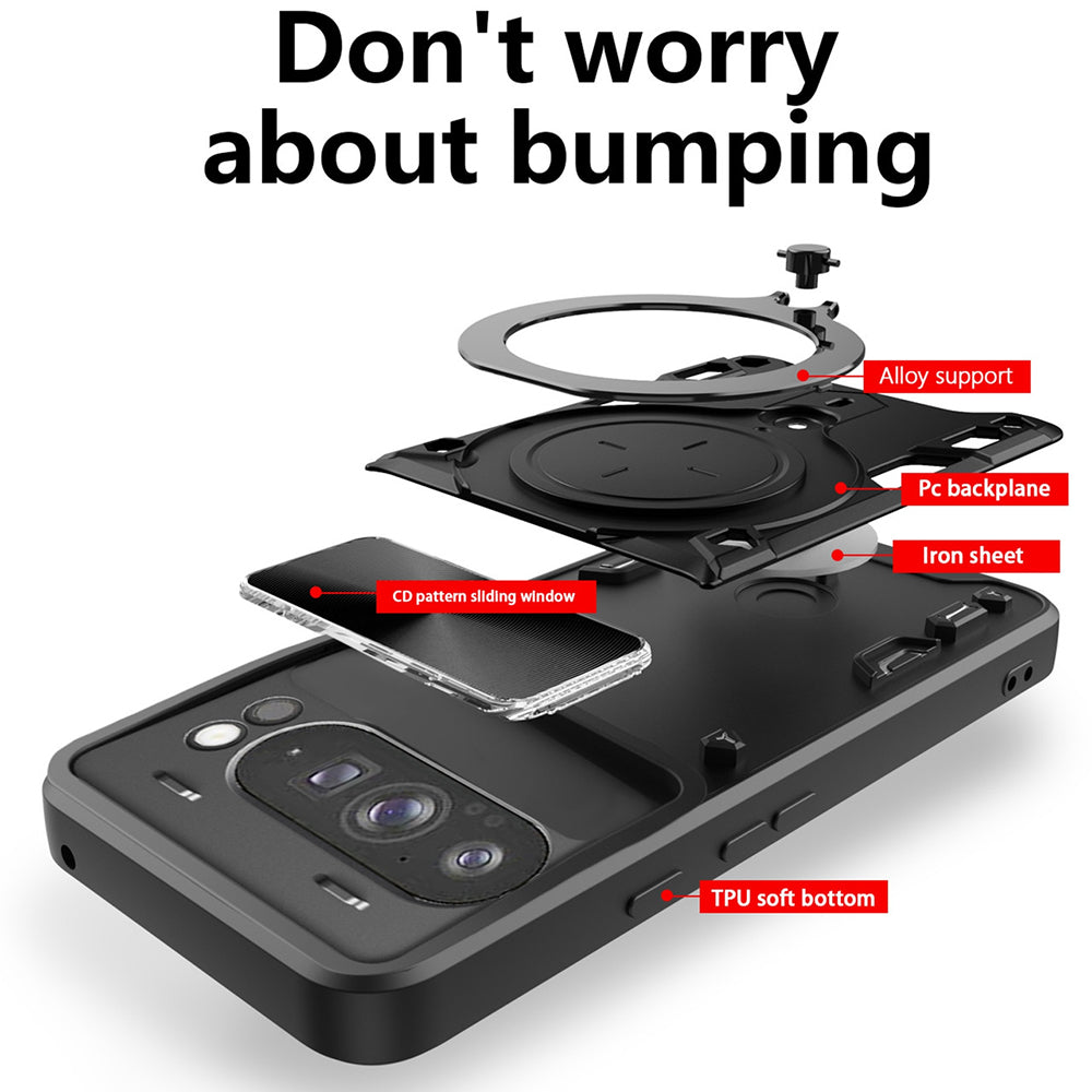 Hülle für Xiaomi Poco F8 Ultra, Techsuit, CamGuard Pro, Schwarz