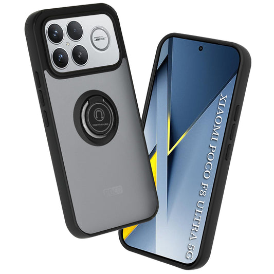 Hülle für Xiaomi Poco F8 Ultra, Techsuit, Glinth, Schwarz