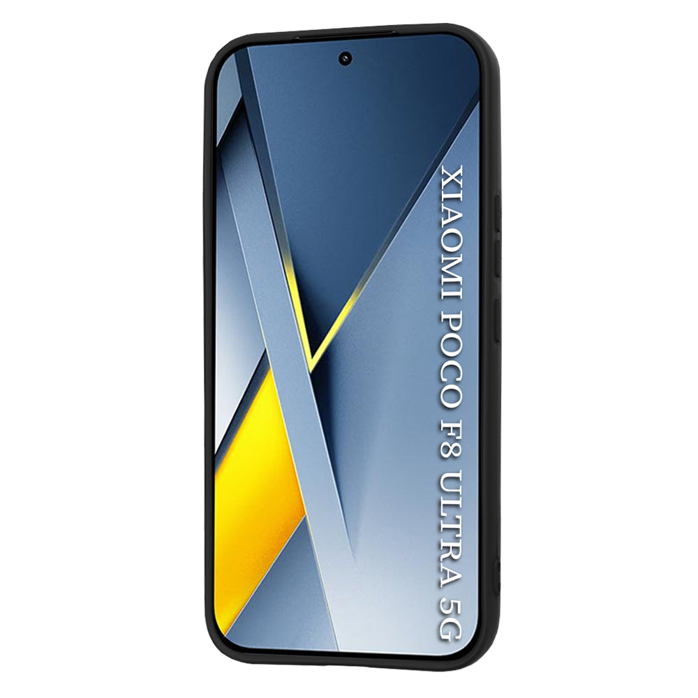 Hülle für Xiaomi Poco F8 Ultra, Techsuit, SoftFlex, Schwarz