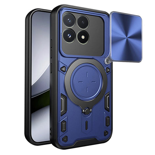 Hülle für Xiaomi Poco F9 Pro, Techsuit, CamGuard Pro, Blau