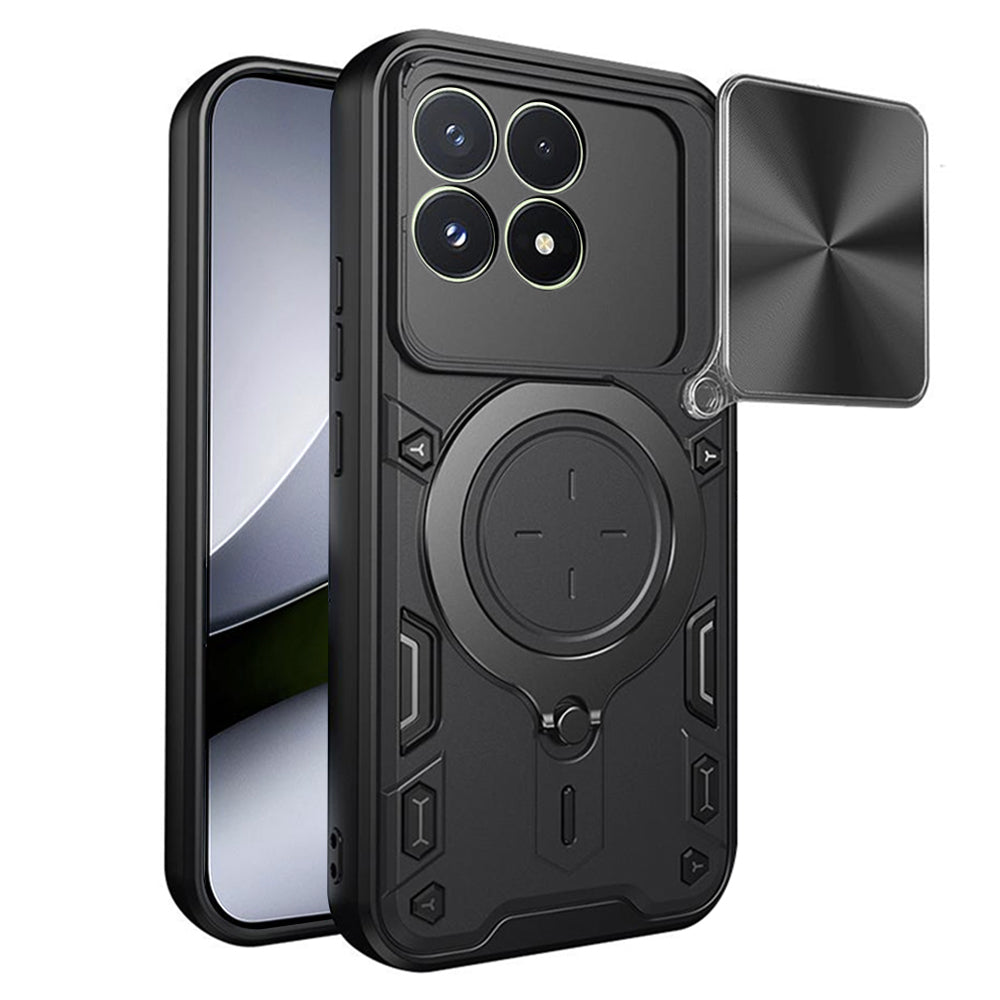 Hülle für Xiaomi Poco F9 Pro, Techsuit, CamGuard Pro, Schwarz