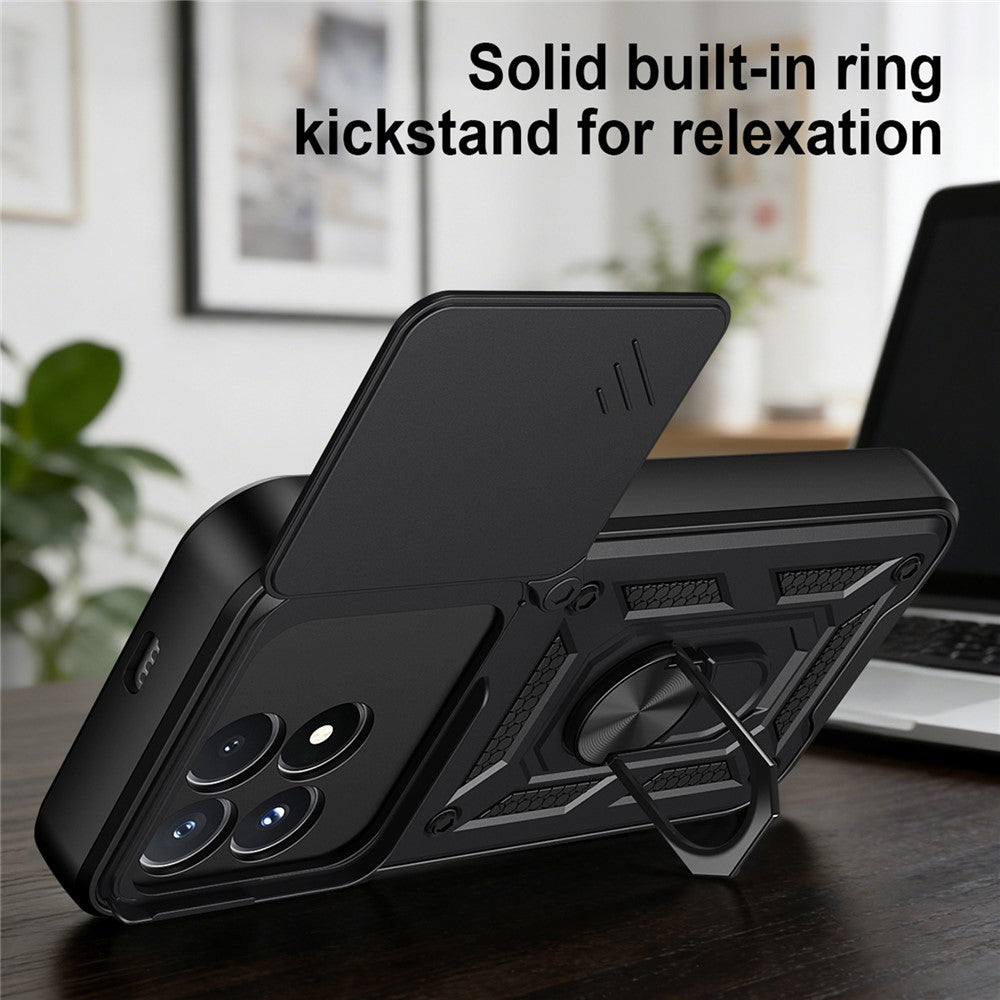 Hülle für Xiaomi Poco F9 Pro, Techsuit, CamShield, Schwarz