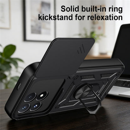 Hülle für Xiaomi Poco F9 Pro, Techsuit, CamShield, Schwarz