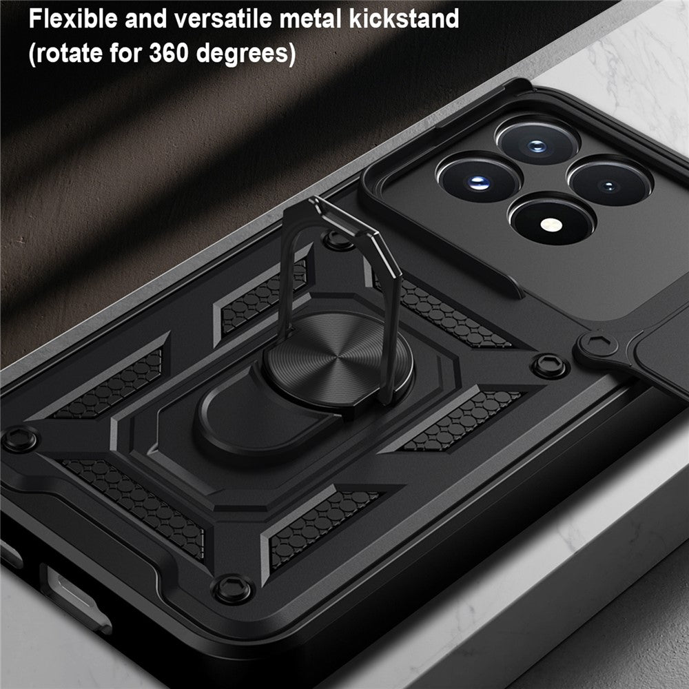 Hülle für Xiaomi Poco F9 Pro, Techsuit, CamShield, Schwarz