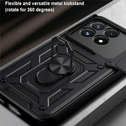 Hülle für Xiaomi Poco F9 Pro, Techsuit, CamShield, Schwarz