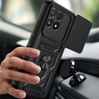 Hülle für Xiaomi Poco F9 Pro, Techsuit, CamShield, Schwarz