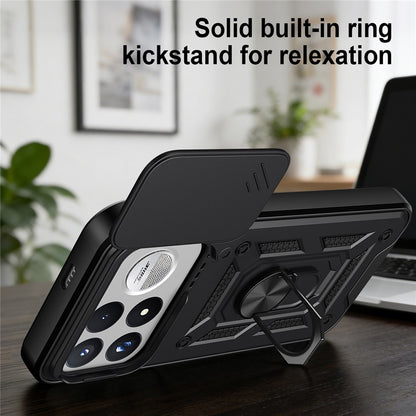 Hülle für Xiaomi Poco F9 Ultra, Techsuit, CamShield, Schwarz