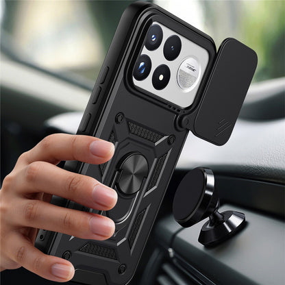 Hülle für Xiaomi Poco F9 Ultra, Techsuit, CamShield, Schwarz
