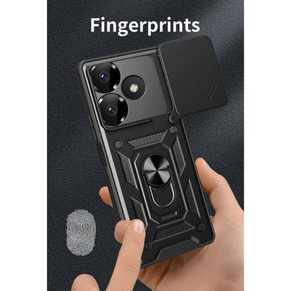 Hülle für Xiaomi Poco M6 4G / Redmi 13, Techsuit, CamShield, Blau