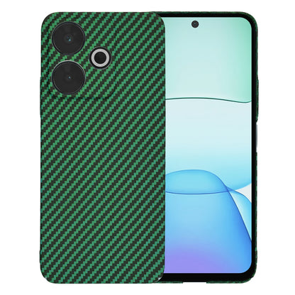 Hülle für Xiaomi Poco M6 4G / Redmi 13, Techsuit, Carbonite FiberShell, Grün