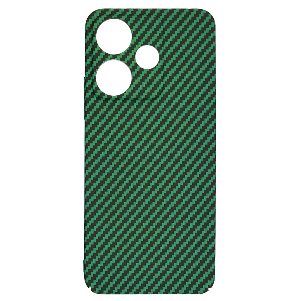 Hülle für Xiaomi Poco M6 4G / Redmi 13, Techsuit, Carbonite FiberShell, Grün