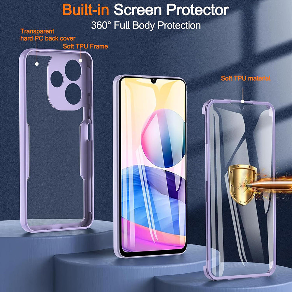 Case for Xiaomi Poco M6 4G / Redmi 13, Techsuit, ColorVerse 360, Blue