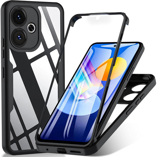 Hülle für Xiaomi Poco M6 4G / Redmi 13, Techsuit, ColorVerse 360, Schwarz